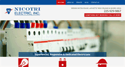 Desktop Screenshot of nicotrielectric.com
